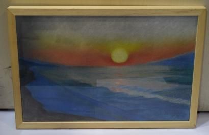 null NICA Michaela (1934)

Coucher de soleil

pastel signée en bas à droite 

32.5...