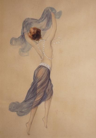 null PENOT Albert Joseph, 1862-1930

Danseuse au voile bleu

aquarelle gouachée (légère...