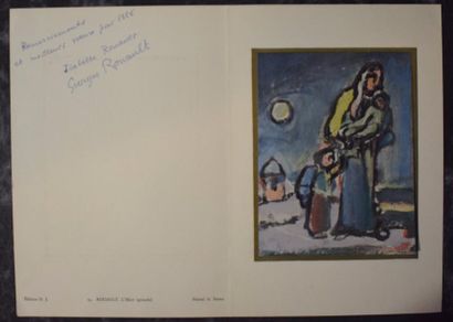 null ROUAULT Georges (1871-1958)

L'hiver, carte de voeux

Signée par Isabelle et...