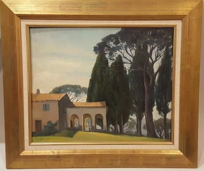 null SUIRE Louis, 1899-1987

Villa en Toscane, 1929

huile sur panneau, signée et...