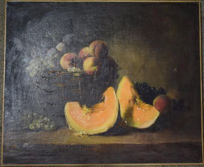 null BRUNEL DE NEUVILLE Alfred Arthur (1852-1941)

Nature morte au melon

Huile sur...