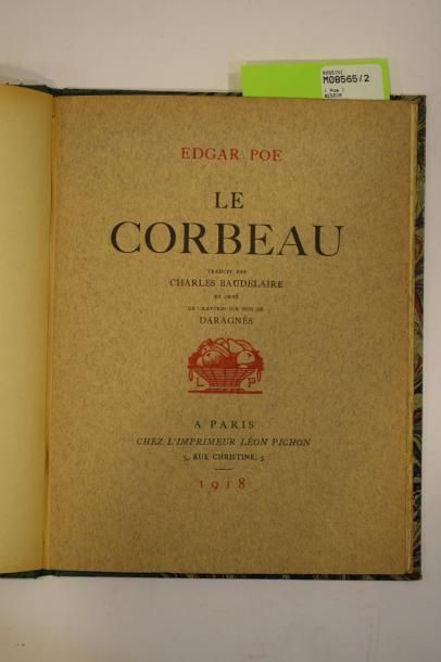 null POE Edgar, Le Corbeau. Traduction par Charles BAUDELAIRE.

À Paris, chez l'Imprimeur...