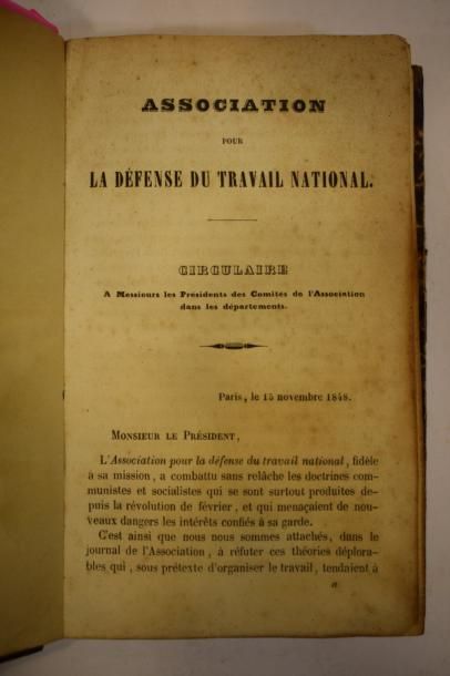 null THIERS Adoplhe

De la propriété. 

Paris, chez Paulin, Lheureux & Cie, 1848....