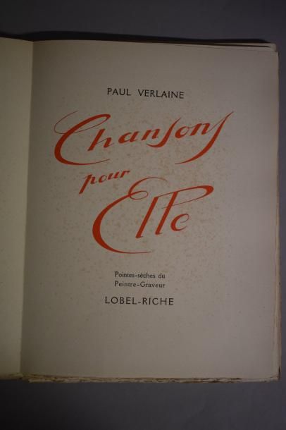 null VERLAINE Paul

Chansons pour Elle

Illustré par LOBEL-RICHE

Paris, 1945, Raymond...