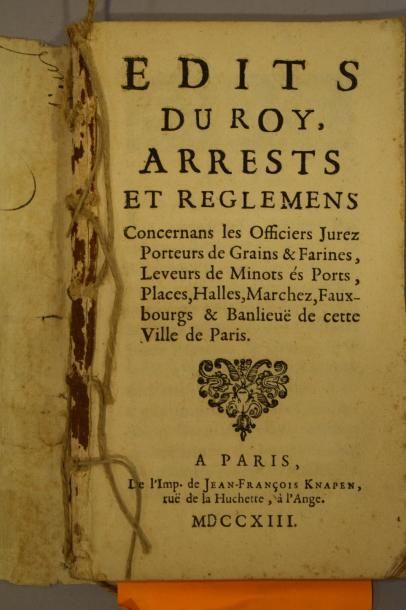 null Lot composé de (en l'état) : 

- Calendrier de la cour [...] pour l'année bissextile...