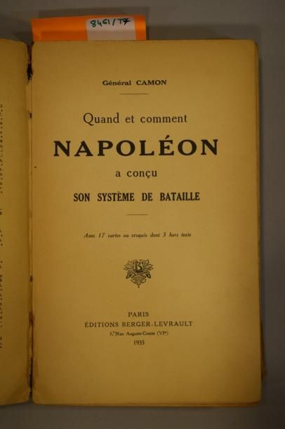 null Lot comprenant : 



- CHATEAUBRIAND, Napoléon 

Paris, chez Albin Michel, 1969....