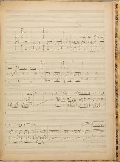 null Claude DEBUSSY (1862-1918).

Manuscrit musical autographe signé, [Par les rues...