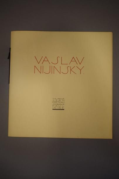  COCTEAU Jean 
Vaslav Nijinsky. Six vers de Jean Cocteau, six dessins de Paul Iribe....