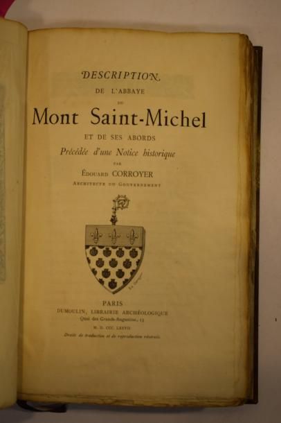 null CORROYER Edouard, Description de l'abbaye de Mont Saint-Michel et de ses abords...