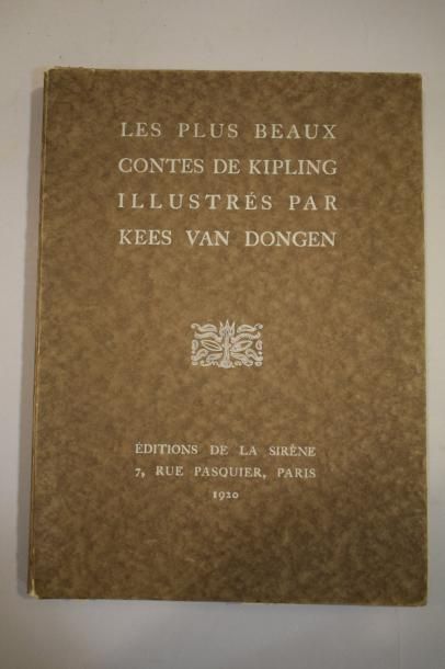 null KIPLING Rudyard.
Les plus beaux contes.
illustrés par Kees Van Dongen.
Paris,...