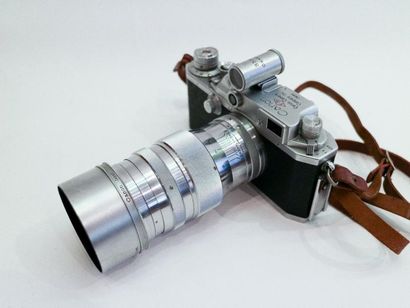 null Ensemble Canon : Canon IV-S(2) EP, n°146570. Objectif Canon Serenar f2/85mm,...