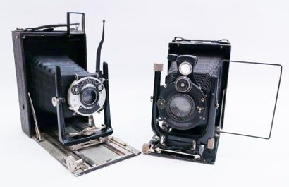 null Lot d'appareils : Voigtländer Avus, 9 x 12, objectif Voigtländer Anastigmat...