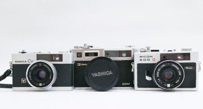 null Lot d'appareils japonais : Yashica Electro 35 GSN, n° H1046453, objectif Color-Yashinon...