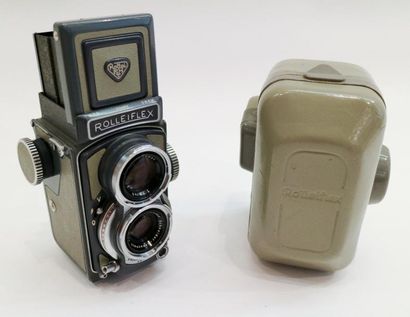 null Rolleiflex 4x4 Grey Baby. Franke & Heidecke Germany, Rollei, n°2034862. Objectifs...