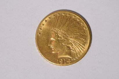 null [ Pièce en or ]

Pièce de 10 dollars " Indian Head - Eagle " 1914.

Poids :...