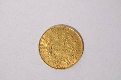 null FRANCE

1 pièce or 20 francs Cérès IIème République (1851 A)

A l'avers, une...