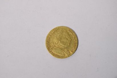 null 20 francs en or " Louis XVIII Buste habillé - F517 " ( 1 x 1815 L ). 

Poids...