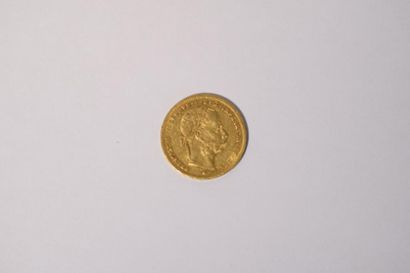 null 1 pièce en or de 8 florins / 20 francs François-Joseph I (1886)

TTB à SUP 

Poids...