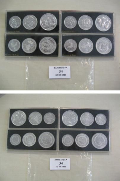CAMBODGE 10, 20, 50 centimes,1953 (x 2). VIETNAM - 10, 20, 50 XU, 1953 (x 2). Toutes...