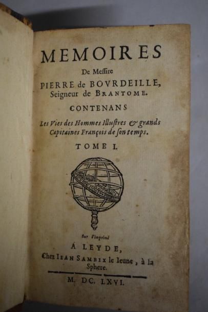 null BRANTOME Pierre de Bourdeille (seigneur de). 

Mémoires de Messire Pierre de...