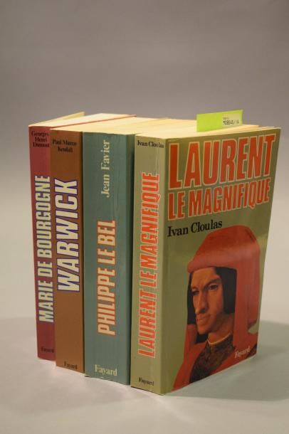 null Ensemble de quatre ouvrages aux éditions Fayard :

Warwick le faiseur de rois,...