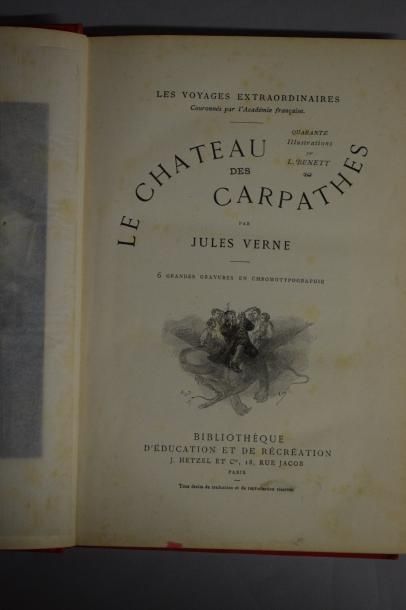 null JULES VERNE

Lot composé de 6 volumes des Aventures Extraordinnaires aux éditions...