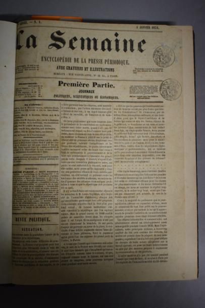 null La semaine, encyclopédie de la presse périodique politique, 1849-1850 et 1851

En...