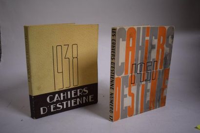 null Lot de deux livres : 

Les cahiers d'Estienne - 1938 numéro 4, Collège technique...