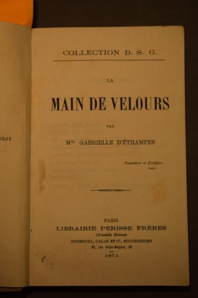 null Lot de livres comprenant :



- MOCQUARD, Jessie, tome premier.

Paris, E. DENTU,...