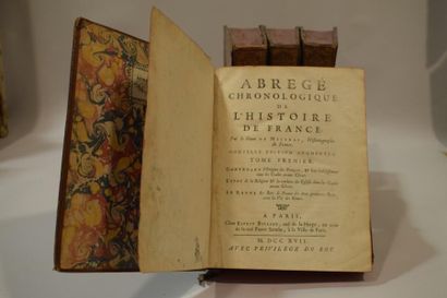null MEZERAY, Abregé chronologique de l'Histoire de France, Paris, chez Esprit Billiot,...