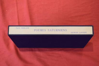 null Poèmes Saturniens, Paul Verlaine, illustré par Georges Laporte, 20 pastels originaux,...