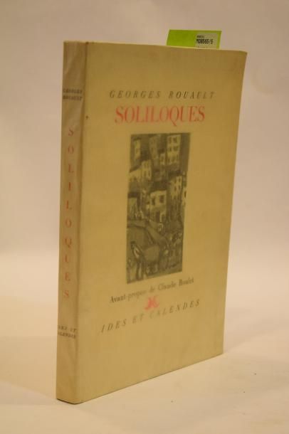 null ROUAULT Georges, Soliloques. Neufchâtel, Ides et Calendes, 1944.

1 vol. in-4....