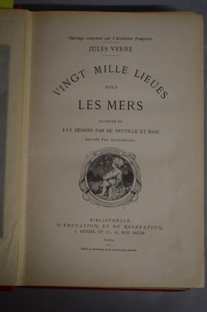 null VERNE Jules, Vingt Mille Lieues Sous les Mers, illustré de 111 dessins par De...