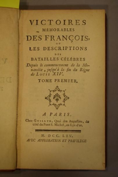null Victoires mémorables des François ou les descriptions des batailles célèbres...