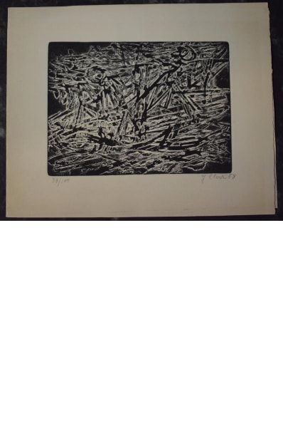 null CLERTE Jean (né en 1930)

Composition, 1958

gravure signée en bas à droite...