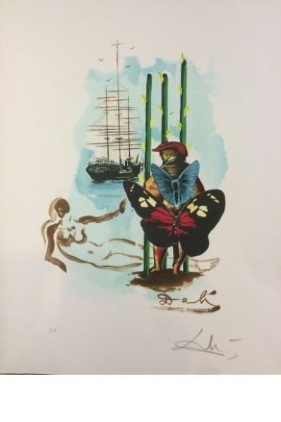 null DALI Salvador, d'après

Le peintre aux papillons

Lithographie, porte une signature...