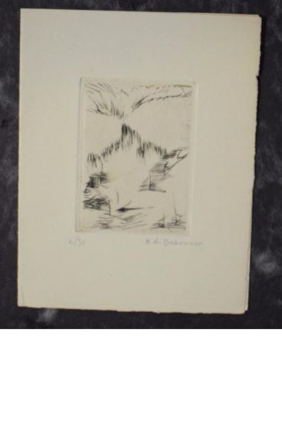 null de BEAUVOIR Hélène (1910-2001)

Paysage 

Eau forte signée en bas à droite et...