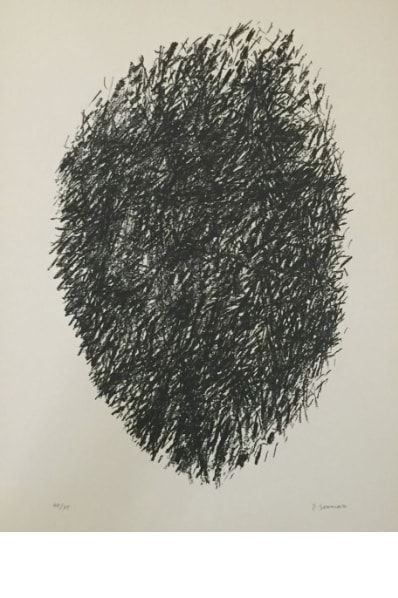 null GERMAIN Jacques (1915-2001)
Abstraction en noir
Lithographie, signée en bas...