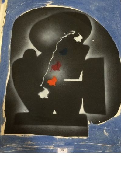 null KIJNO Ladislas (1921-2012)
Composition sur fond bleu
Lithographie, signée en...