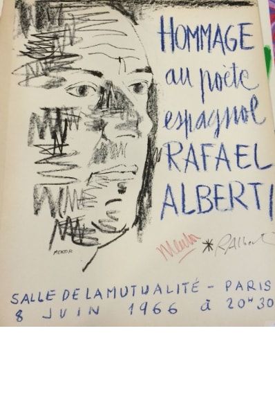 null MENTOR Blasco (1919-2003)

Hommage à Alberti

Lithographie, signée par Mentor...