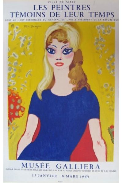 null VAN DONGEN Kees (1877-1968)

Brigitte Bardot 

Affiche lithographique Mourlot,...