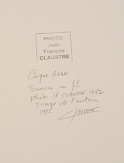 null CLAUSTRE Jean-François (né en 1949)

Ensemble de quatre photographies sur le...