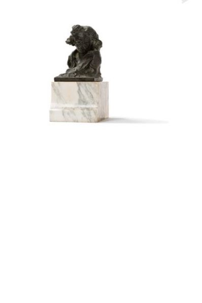 null ARONSON Naum Lvovic, 1872-1943, 

Beethoven, Bonn 1905,

 buste en bronze à...