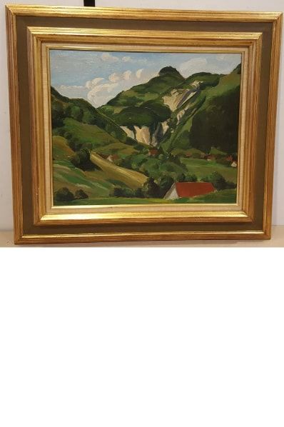 null GAUTSCHI Joseph (1900-1977)

Paysage du Valais, Suisse

Huile sur toile signée...