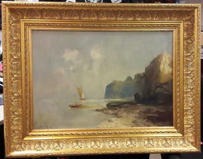 null GODCHAUX Emile (1860-1938)

Bord de mer

Huile sur toile signée en bas à gauche

restaurations

46...