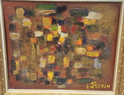 null JOUVIN Didier (XX-XXIème)

Composition verte et jaune, 1989.

Peinture sur carton...