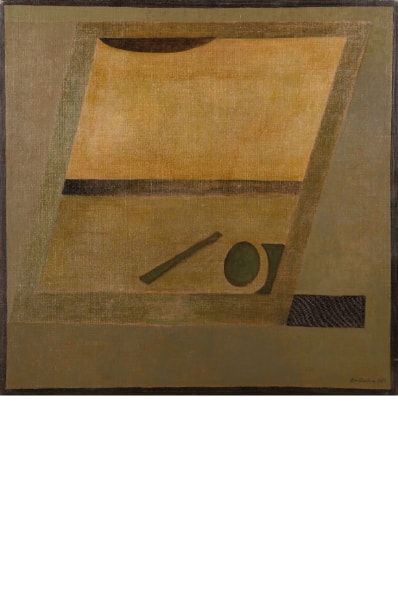 null KONSTANTIN, XXème siècle, 

Composition géométrique, 1979, 

huile sur toile,...