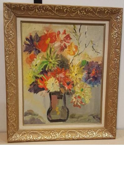 null LASSALES Pierre ( né en 1939)

Bouquet Fleurs 

huile sur isorel signée en bas...