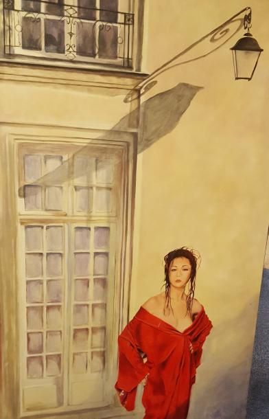 null OTOFUJI Kana (XXème siècle)

La robe rouge, 1994

peinture sur toile signée...