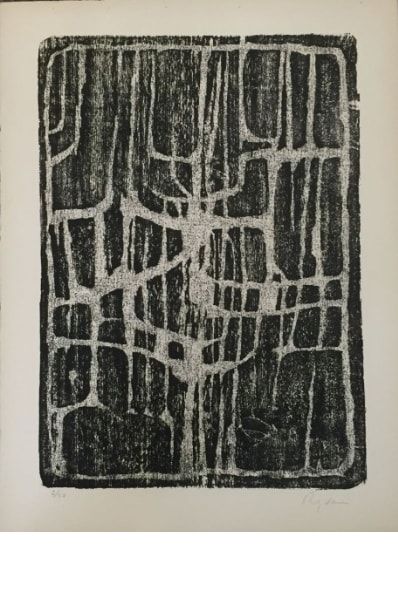 null REZVANI Serge (né en 1928)

Abstraction noire

Gravure, signée en bas à droite,...
